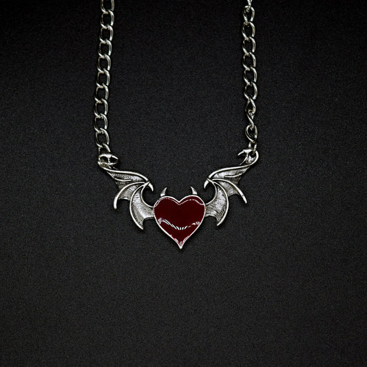 Charmed in red necklace