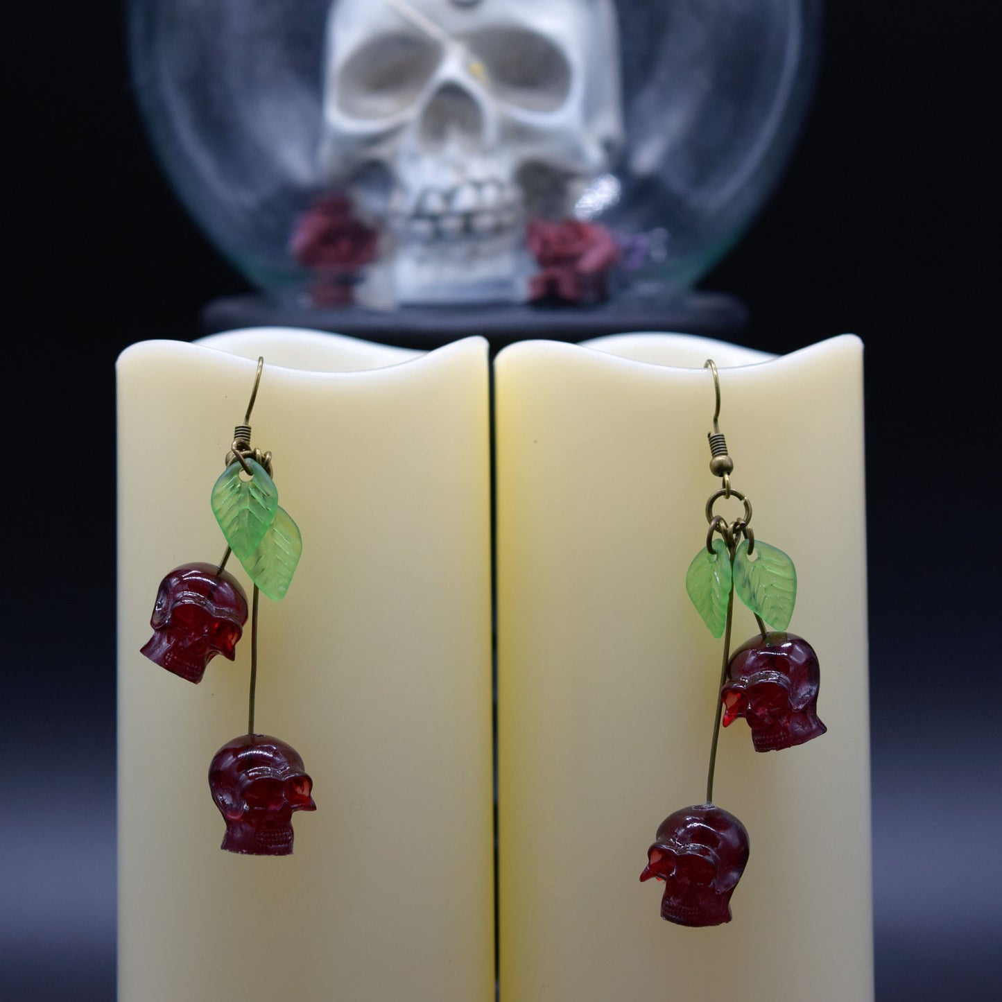 Forbidden fruit earrings