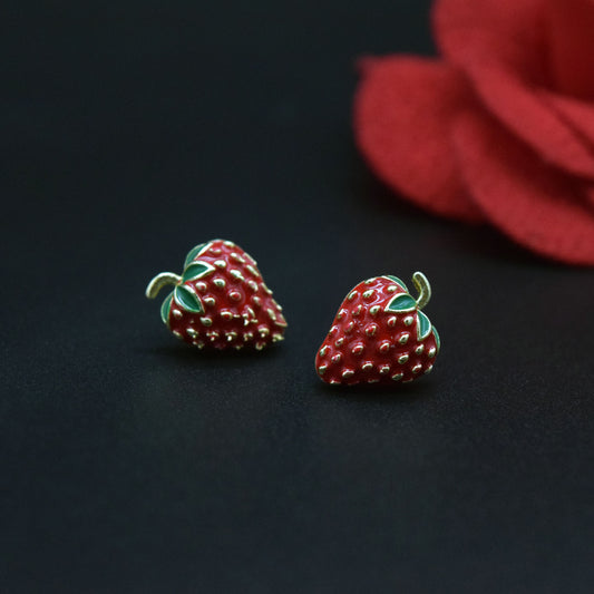 Strawberry Mary earrings